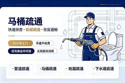 后安马桶疏通
