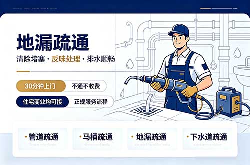 后安地漏疏通