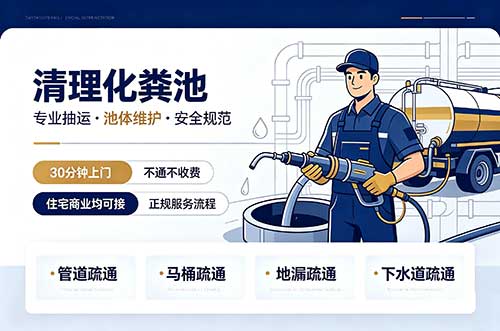 后安清理化粪池